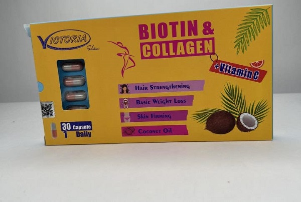 قرص لاغری ویکتوریا بیوتین کلاژن (Victoria biotin collagen)