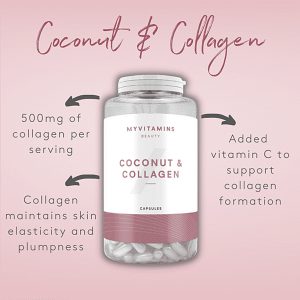 قرص کوکونات کلاژن (Myvitamins Coconut And Collagen